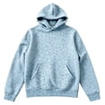 thumbnail image 3 of Womens Camo Sweatshirt Leopard Print Drop Shoulder Pullovers with Kangaroo Pocket Fall Winter Casual Pullover Tops (Blue2 XXL), 3 of 3