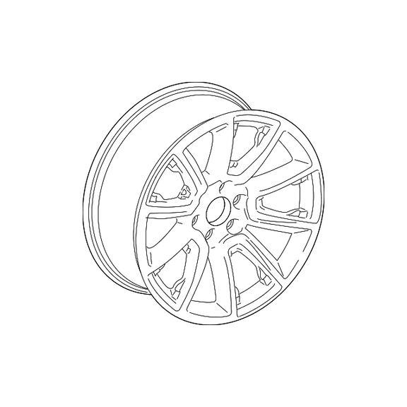 Genuine GM Wheel, Alloy 22905550