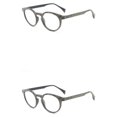thumbnail image 2 of Qarigey Gafas redondas ligeras y de moda para mujer, para lucir gafas negras de arcoíris, montura de cristal IS031C5 IS031C5 2Conjunto, 2 of 6