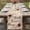 Beige, variant on Table Runner 36 Inches Long for Kitchen Dining, Texas Star Country Dresser Scarf Farmhouse, Dining Table Decorations for Wedding/Parties, Blue Farmhouse Branches 13 x 36 In