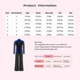 thumbnail image 7 of TSSOE Kids Boys Figure Ice Skating Clothing Sets Sparkly Dance Outfit Rhinestone Top And Pants Training Suits Gold+Black 6, 7 of 7
