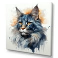 thumbnail image 2 of Designart "Majestic Maine Coon Feline III" Animals Cat Wall Decor, 2 of 7