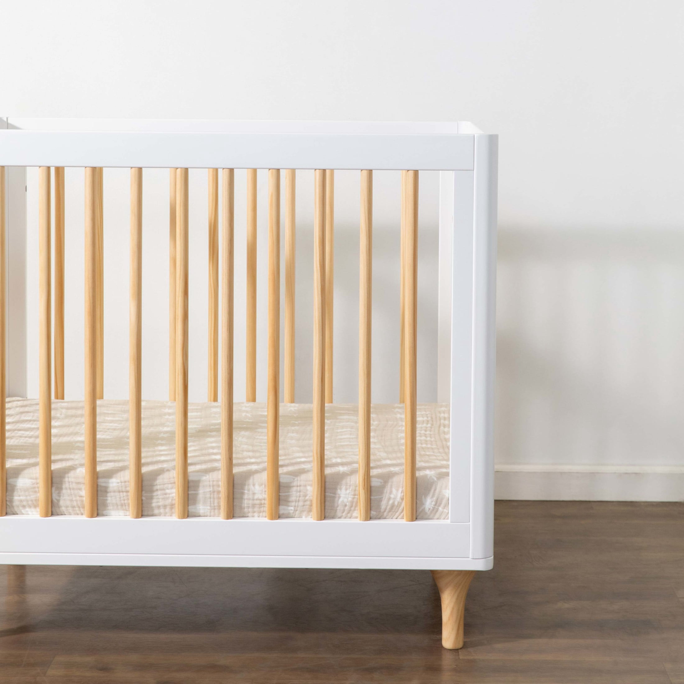 Babyletto Mini Crib Sheet in GOTS Certified Organic Muslin Cotton