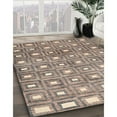 thumbnail image 3 of Ahgly Company Machine Washable Indoor Rectangle Contemporary Tan Brown Area Rugs, 5' x 7', 3 of 7
