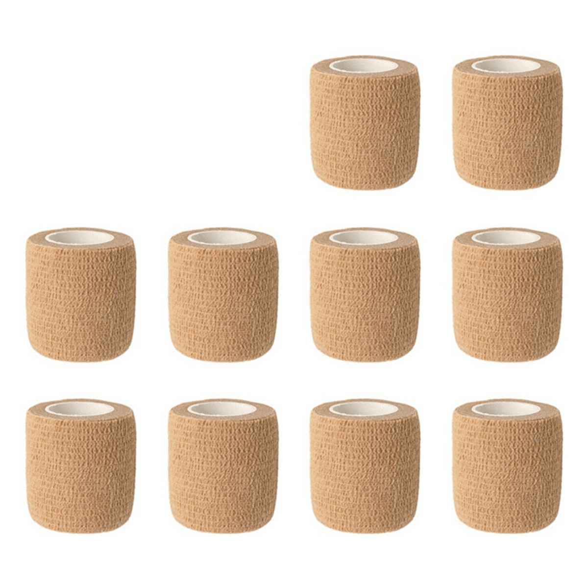 40pcs Beige Colorful Sport Self-Adhesive Elastic Bandage Wrap 4.5m Elastic Band for Knee Support Pad, Fingers