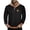 Black, variant on EchfiProm Mens Green Pullover Essentials Sweatshirt Gym Daily Wear Henley Long Sleeve Tops for Men 2XL