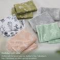 thumbnail image 6 of Queen Comforter Sets, 3 Pieces Sage Green Botanical Flowers Reversible Bedding Sets, 6 of 8