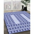 thumbnail image 2 of Ahgly Company Indoor Rectangle Patterned Royal Blue Area Rugs, 4' x 6', 2 of 6