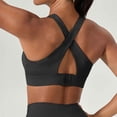 thumbnail image 4 of High-Performance Women's Sports Bras Breathable Padded Cups V Neck Back Design Fitness Tank Tops for Active Living, 4 of 5