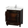 thumbnail image 2 of Wyndham Collection Wcs141430s-Vca-Mxx Sheffield 30" Free Standing Single Basin Vanity Set, 2 of 7