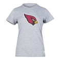 thumbnail image 1 of NFL Playera Aficionado Básica Arizona Cardinals Gris para Mujer, Talla Grande, 1 of 5