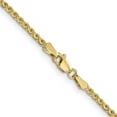 thumbnail image 4 of 14K Gold 1.8mm Diamond Cut Spiga Chain 18", 4 of 5