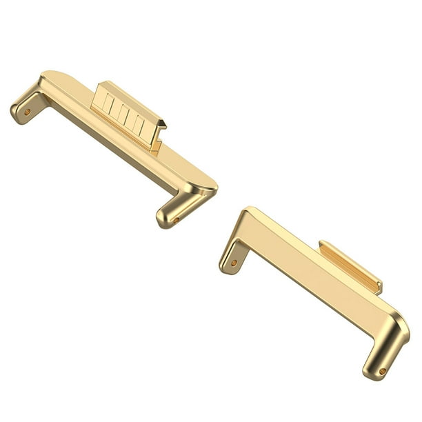 Likrtyny 1 Par Adaptadores Reloj Con Conector Metal 20 Mm para Huawei Watch Fit 3 (dorado)