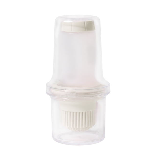 Aceitera de Silicona con Brocha Integrada para cocina color Blanco