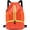 Orange, variant on Drawstring Gym Bag for Men, Drawstring Backpack for Women, Swim with Shoes Compartment, Pull String Bag for Soccer and Basketball. (Orange)