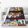 thumbnail image 3 of Personalised Blanket, Custom Blanket, Personalised Photo Blanket, Customised Photo Blanket Personalised for Adults Kids, Personalised Gifts for Mum, Dad, Boyfriend, Girlfriend (1 photo), 3 of 6