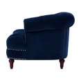 thumbnail image 4 of Linda 84" Chesterfield Tufted Sofa Navy Blue, 4 of 9