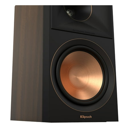 Klipsch - Reference Premiere Dual 6.5" 400-Watt Passive 2-Way Bookshelf Speaker (Pair) - walnut