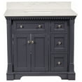 thumbnail image 7 of Sydney 36" Bathroom Vanity with Marine Gray Cabinet and Engineered Marble Top, 7 of 7