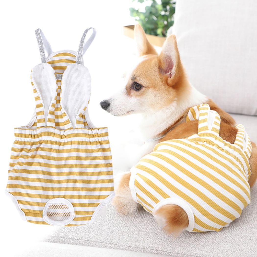 Dog Diaper Reusable Creative Stripe Fashion Pet Diaper Dog Sanitary