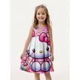 thumbnail image 2 of MINISO Hello Kitty Robe Imprimée 3D pour Filles - Vêtements de Princesse à la Mode, 2 of 6