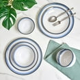 thumbnail image 6 of Sango Siterra Santorini 16-Piece Blue Round Dinnerware Set, Stoneware, 6 of 7