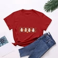 thumbnail image 5 of Godom Halloween T-Shirt for Women Cute Ghost Graphic Tee Short Sleeve Casual Fall Tops, 5 of 6