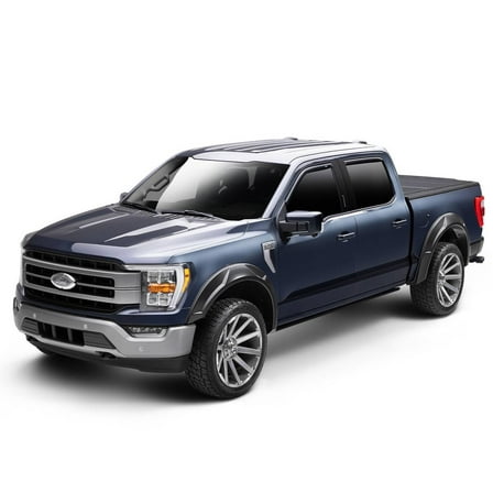 Husky Liners DRT Style Fender Flares Fit 2014 - 2021 Toyota Tundra | Fender, 4-pc Black