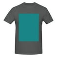 thumbnail image 4 of Bingfone Teal Men'S Loose Fit Short-Sleeve Pocket T-Shirt, 4 of 7