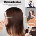 thumbnail image 5 of 50 PCS 3.5 Inch Duck Billed Clips,Metal Alligator Curl Hair Clips with Holes for Styling, Coloring, Thick Hair Rollers, Salon Use,Alligator Clips for Women for Thick Hair & Thin Hair,Silver, 5 of 7