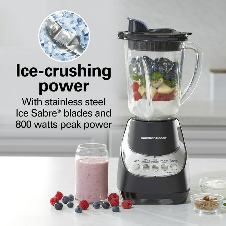 Hamilton Beach Commercial ブレンダー 約48オンス Hamilton Beach 48 oz Smoothie Blender for Kitchen, 48 oz Jar for