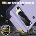 thumbnail image 2 of TECH CIRCLE For Google Pixel 7 Pro Protective Case Cover,Built-in Kickstand Heavy Duty Military Grade Protection Shock Proof Armour Cover for Google Pixel 7 Pro 6.7" 2023,Lightpurple, 2 of 7