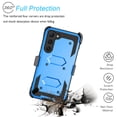 thumbnail image 4 of Tekcoo Shockproof Cases for Samsung Galaxy S23 Plus, [Buit-in Screen Protector] Combo Holster Belt Clip [Heavy Duty] [Kickstand] Full-Body Rugged Holster Case -Blue, 4 of 8
