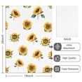 thumbnail image 2 of 6 Pcs Funny Kitchen Towels,White Green Leaf Sunflower Pattern Microfiber Dish Towels,Kitchen Tea Towels,Kitchen Towel Set (18" X 26"), 2 of 7