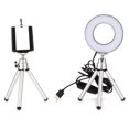 thumbnail image 4 of ANGGREK Fill Light,Light,Fill Light 3.5 Inch Makeup Selfie Circle Light Double Silver Bracket Mobile Phone Holder For Video Recording Photography, 4 of 8