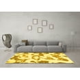 thumbnail image 3 of Ahgly Company Indoor Rectangle Oriental Yellow Modern Area Rugs, 5' x 8', 3 of 4