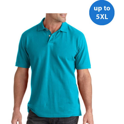 Faded Glory - Big Men's Short Sleeve Solid Polo - Walmart.com - Walmart.com