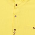 thumbnail image 6 of BLCHUNen Mens Long Sleeve Tee Shirts Pullover Cotton Button Workout Shirts Breathable Lightweight Casual Trendy Tops with Pocket, 6 of 9