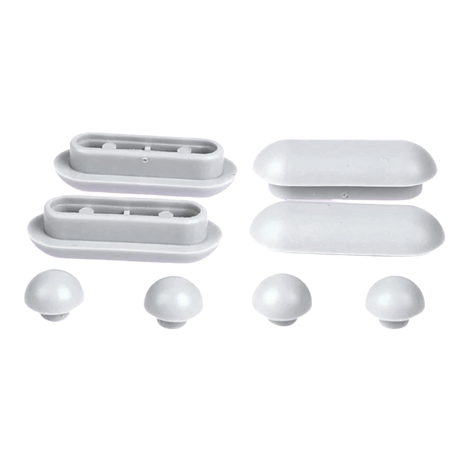 Bidet Toilet Lid Bumpers Pads Universal Snap in Replacement Kit for