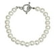 thumbnail image 1 of Pulsera de perlas de imitación de estilo barroco 1pc para mujeres elegante pulsera (blanco), 1 of 5