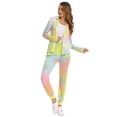 thumbnail image 2 of Uniexcosm Women Zip-up Tracksuits 2 Piece Set Activewear for Female, 2 of 9