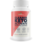 CLEANSE KETO ACTIVATE - KETO CLEANSE FOR WOMEN & MEN - HELP FLUSH TOXINS & IMPURITIES - PROMOTE REGULARITY - AID DIGESTION & DETOX - KETO CLEANSE & DETOX - SUPPORT HEALTHY BODY FUNCTION - BOOST ENERGY
