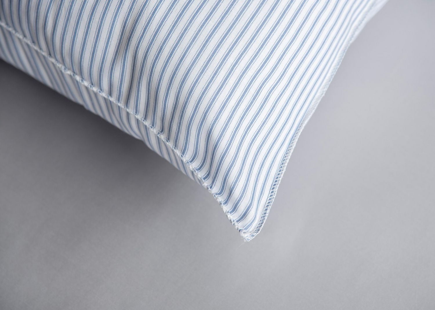 Oxford Stripe Polyester Pillow Jumbo