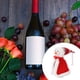 thumbnail image 5 of Bearachild Paño Navidad botella de vino decoración portátil decorativo muñeco de nieve forma Adorable hogar centro comercial cubierta Kits de decoración para fiestas Capa, 5 of 6