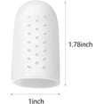 thumbnail image 2 of Casewin Big Toe Cap, 10 Pcs Breathable Toe Protector Toe Cover Sleeves with Holes, Provides Relief from Missing or Ingrown Toenails, Corns, Blisters, Hammer Toes, Reduce Friction, 2 of 6