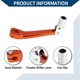 thumbnail image 3 of Palanca de cambio de motocicleta plegable para Honda CRF150F 2003-2017, pedal de aleación de aluminio, brazo de palanca de cambio, palanca naranja cabeza tono plateado, 3 of 6