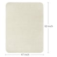 thumbnail image 3 of ANMINY Office Chair Mat for Hardwood Floor 47" x 63" Desk Chair Mat Non-Slip Home Office Protector in Living Room Study Office,, Beige, 3 of 7