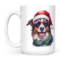 thumbnail image 2 of Hello Winter Border Collie Frosty Morning Walk Welcome Snowy Christmas Mug Borders Dog Lovers Gifts Idea Coffee Tea Cup - 02018, 2 of 4