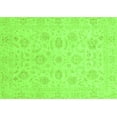thumbnail image 1 of Ahgly Company Indoor Rectangle Oriental Green Traditional Area Rugs, 2' x 5', 1 of 4