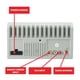 thumbnail image 5 of Dual Electronics DMR74 Radio estéreo para automóvil con pantalla táctil digital LED de 7 pulgadas y doble DIN | Asistente Push to Talk | Entrada de cámara retrovisora ​​| Bluetooth | Reproducción y ca, 5 of 5